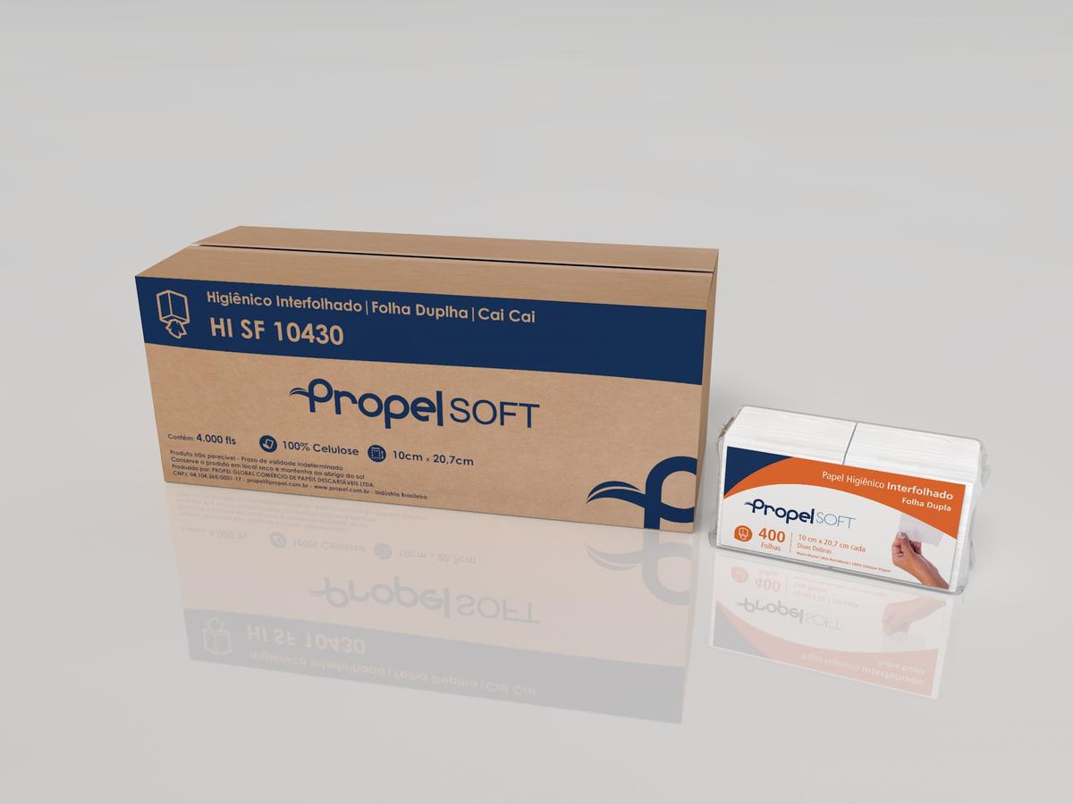 Papel Higiênico Interfolhado Folha Dupla