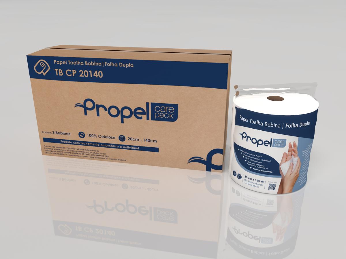 Papel Toalha Bobina Esterilizada Folha Dupla