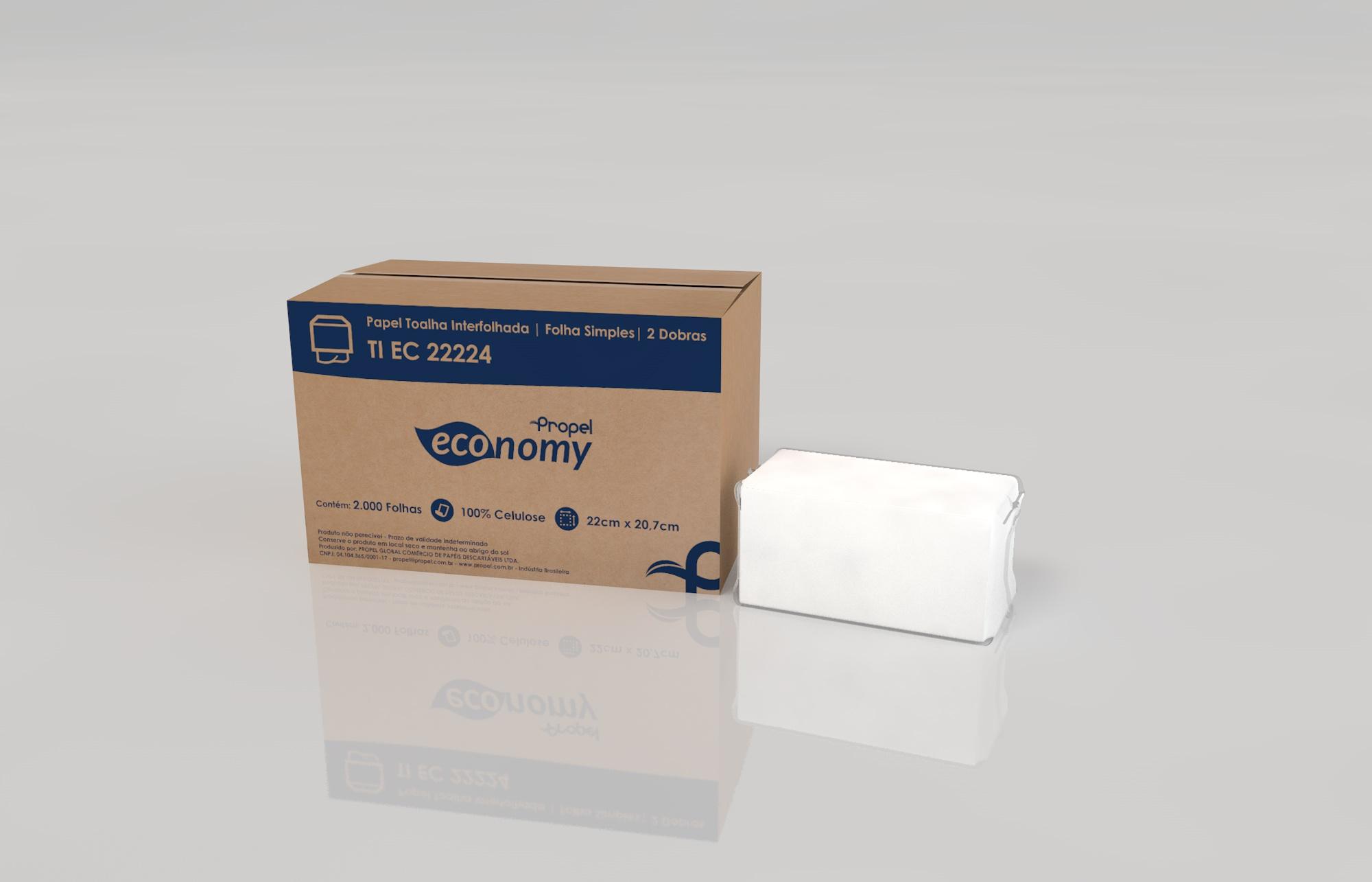 Papel Toalha Interfolhada Folha Simples