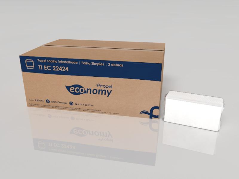 Papel Toalha Interfolhada Folha Simples