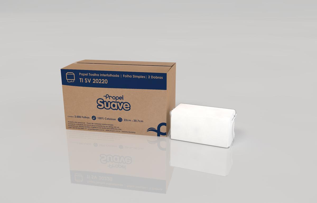 Papel Toalha Interfolhada Folha Simples