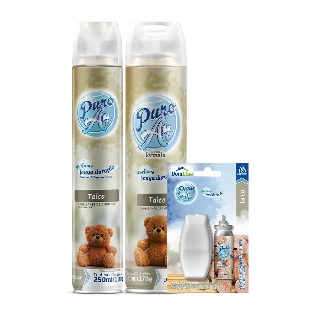 Odorizante de Ambientes Puro Ar – Talco